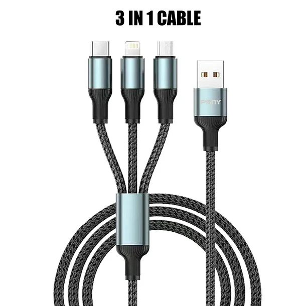 Banana Tienda - Cable De Carga Psny 3 En 1 – 120w