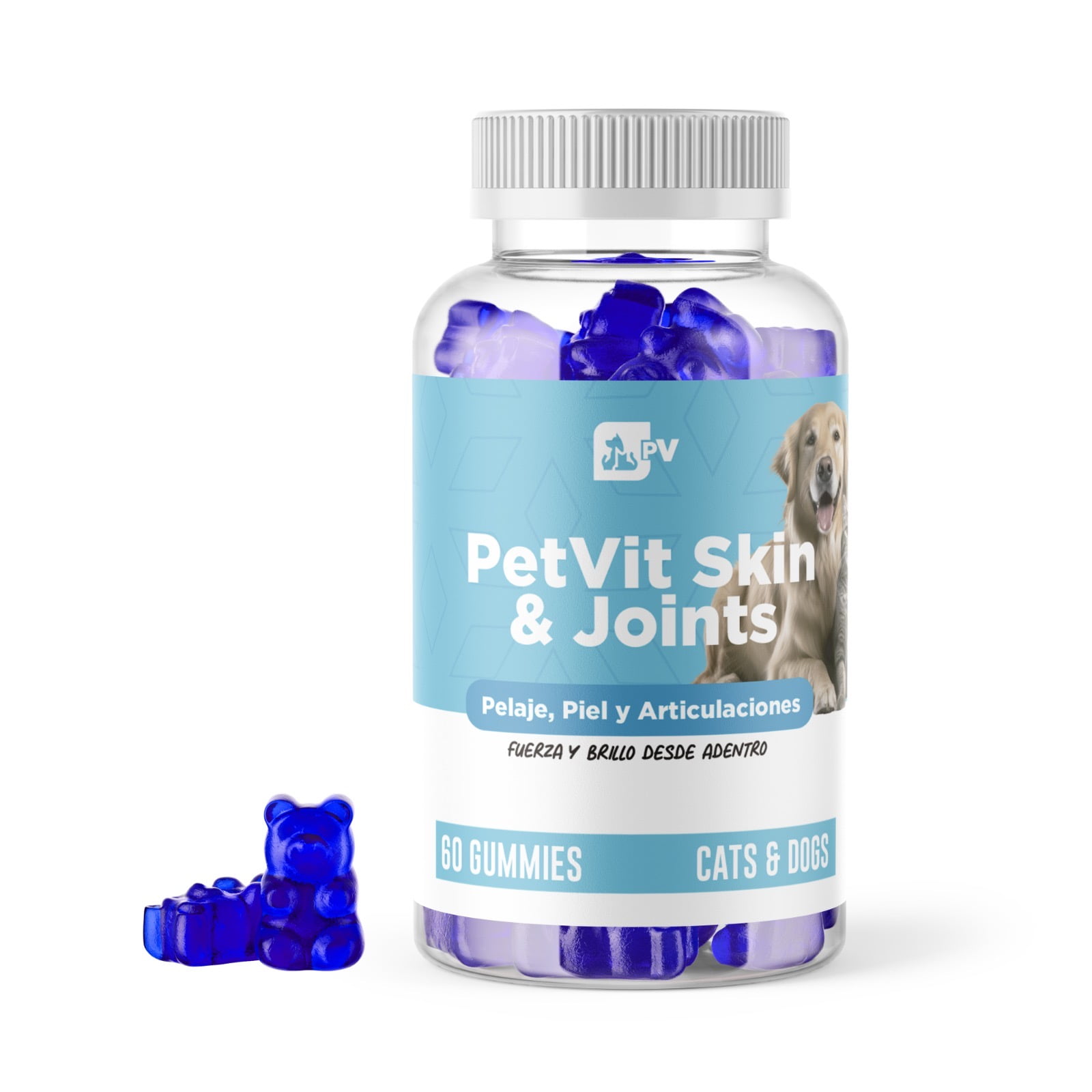Petvit Skin&joint Suplemento Natural Perros Gatos Articulaciones Pelaje