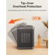 thumbnail image 5 of Calentador Space Heater Oprunsy de cerámica PTC de 1500 W con termostato de 3 modos, 5 of 7