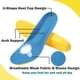 thumbnail image 4 of Plantillas para zapatos Basmile Orthotic Memory Foam para hombre y mujer, 4 of 9