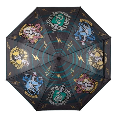 Umbrella Bioworld Harry Potter Hogwarts Houses Que Cambian De Color