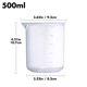thumbnail image 2 of Set de Vasos de Precipitados Young4us 500 ml‑25 ml Polipropileno 5 unidades, 2 of 7