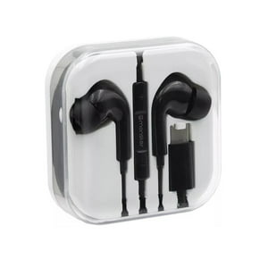 Monster - Audifonos Alambricos Manos Libres Usb C 120Cm Negro Earpods
