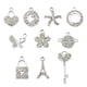 thumbnail image 1 of 10 Piezas De Dijes De Diamantes De Imitación Colgantes De Aleación Para Fabricación De Joyas Para Manualidades DIY, 1 of 5