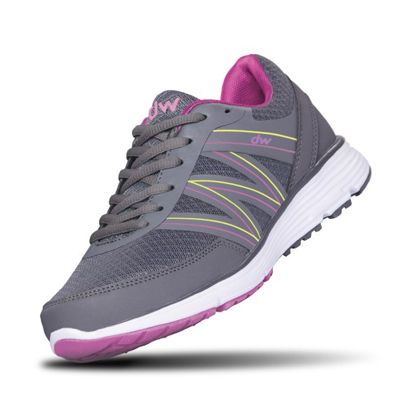 Zapatos diawin para mujer con puntera extra ancha, malla transpirable y ligeros