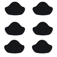 Parche Autoadhesivo Bittone Para Reparar El Tacón Del Zapato, 6 Unidades, Color Negro