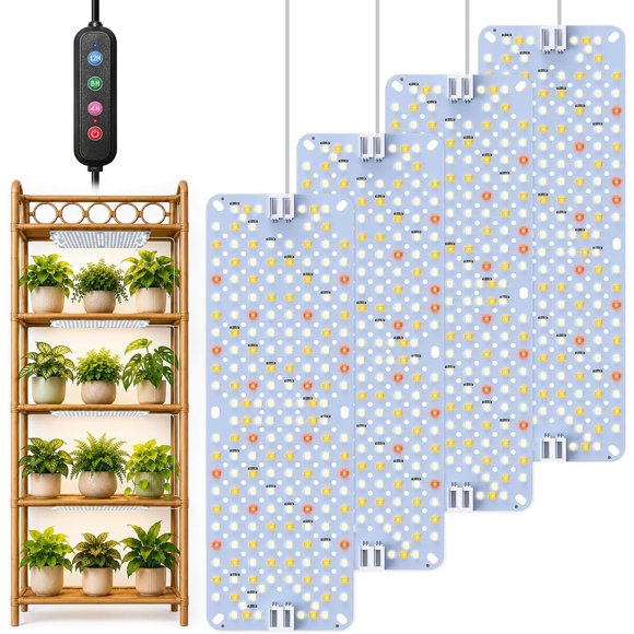 SDOVUERC Panel de cultivo de espectro completo para plantas de interior