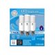 thumbnail image 1 of Paquete de 3 bombillas LED GE Bright Stik de 9 W, 800 lm, 5000 K, 15 000 h, 1 of 1