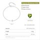 thumbnail image 2 of Pulsera HESHPAWS S925 Sterling Silver Cross Ajustable Plata, 2 of 3