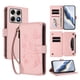 thumbnail image 1 of Funda Cartera Mariposa para [Motorola Edge 70 Pro] con Soporte y Cremallera Rosa, 1 of 6