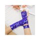 thumbnail image 5 of INSPIRE CHIC Guantes cortos sin dedos metálicos brillantes para mujer, calentadores de brazos brillantes para cosplay de Halloween, 1 par, azul, talla única, 5 of 6