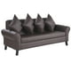 thumbnail image 2 of Sofa Lua 3c Pu 20 Chocolate, 2 of 5