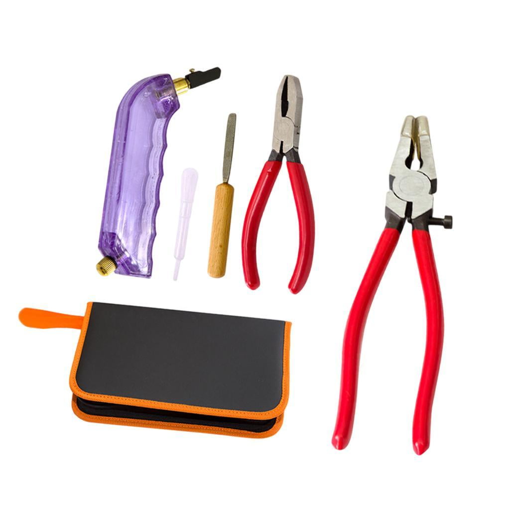 Bothyi - Kit De Herramientas Para Cortar Vidrio, Alicates De Presión Para Llaveros, Para Espejos, Azulejos Y Vidrio Fusionado