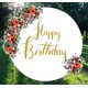 thumbnail image 1 of Cubierta para telón de fondo redondo de 2 m 'Happy Birthday' Jditngp + clips, 1 of 8
