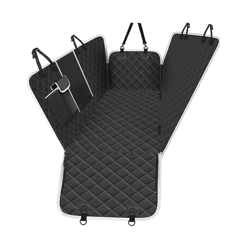 Genérico - Protector Funda Cubre Asiento Auto Perros Mascotas Petpal Negro