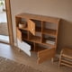 thumbnail image 5 of Librero 3 Niveles Madera Natural Blanco con Puertas 90x26x90 cm, 5 of 6