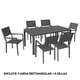 thumbnail image 2 of Juego Comedor Terraza 6 Personas Mesa 180x90cm Beige Northwest, 2 of 8