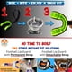 thumbnail image 4 of Protector bucal juvenil Oral Mart con correa negro/verde, 4 of 8