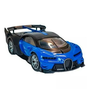 Genérico - Auto A Control Remoto Tipo Bugatti Recargable Rapido Azul