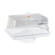 thumbnail image 5 of Soporte Para Tartas Con Tapa, Estilo Europeo, Bandeja Para Servir Para Cocina, Bodas, Cumpleaños, Base Transparente, 42,5 Cm, 5 of 5