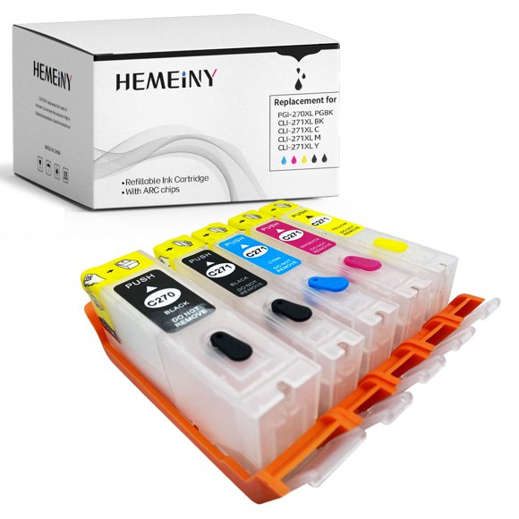 Cartucho de tinta HEMEINY PGI-270 CLI-271 recargable 5 colores