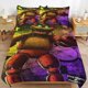 thumbnail image 1 of x248 Five Nights at Freddy's FNAF Bed Duvet Cover Microfiber Bedding Sets 3D Printed Lightweight 3 Piece Comforter Sets, 1 Duvet Cover And 2 Pillow Shams for Kids Boys Girls 79"x90" jn2, 1 of 5