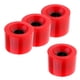 thumbnail image 5 of 4 Piezas 70x51mm Pro Skateboard en Blanco PU Ruedas Longboard Cruiser rojo, 5 of 5