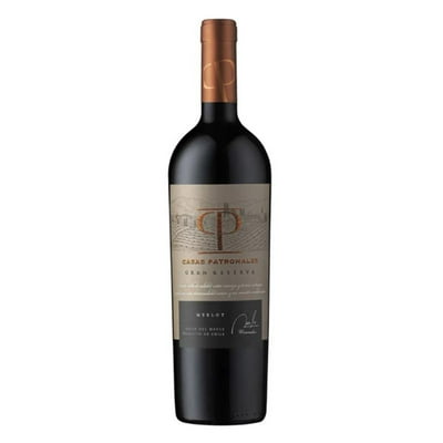 Vino Tinto Merlot Gran Reserva Botella 750 Ml Casas Patronales
