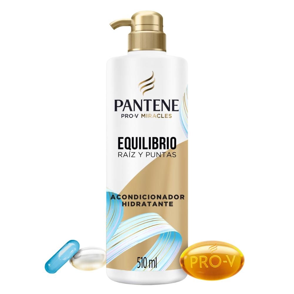Acondicionador Hidratante Miracles Equilibrio Raíz Y Puntas 510 ml Pantene