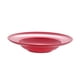 thumbnail image 1 of Plato De Cena Plato De Comida Tazón De Sopa De Borde Ancho Para Postres Reuniones Fiestas Rojo, 1 of 5