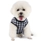 thumbnail image 1 of Traje quirúrgico para perro Due Felice, cuadro negro, talla mediana, 1 of 5