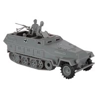 Bmc Toys - Vehículo De Juguete Bmc Cts Ww2 German Hanomag Halftrack Con 4 Figuras