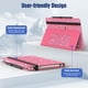 thumbnail image 4 of Funda para tablet TimoVo Universal Android de 10,1" con correa de mano, color rojo, 4 of 7