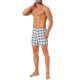 thumbnail image 2 of INSPIRE CHIC Bóxers Clásicos para Hombre con Cintura Elástica y Patrón de Cuadros 36 Negro Blanco, 2 of 6