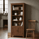 thumbnail image 3 of Vitrina "Alaia" de Madera Vitrina Artesanal de Pino - Café - 80x35x180 cm, 3 of 3