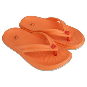 Sandalia Mujer Naranja Leveza Hit 342 Zaxy