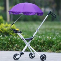 Genérico - Sombrilla Universal Cochecito Ajustable Sol Bebes Lau