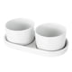 thumbnail image 1 of Set De Bowl Con Base 3 Piezas Blanco loza, 1 Un, 1 of 1