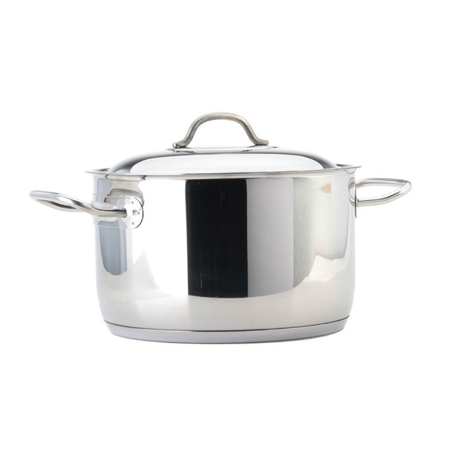 Olla Con Tapa Y Asas 6,5lt Acero Inoxidable 24x15cm Lacor