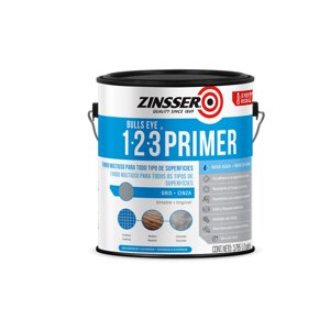 Zinsser - Imprimante Brochablebulls Eye 1-2-3 Gris Mate 3,785 L