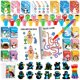 thumbnail image 1 of Set de colorear de invierno BenLouis para piñata – 24 piezas con animales, 1 of 7