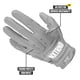thumbnail image 3 of Guantes de Fútbol Americano NXT NXTRND G3 Pro Grande Gris Acolchados, 3 of 4