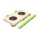 thumbnail image 2 of Comedero Para Pájaros, Taza De Madera Para Jaula, Percha Para Agapornis, Guacamayos Y Periquitos, Cuenco Doble, 2 of 3