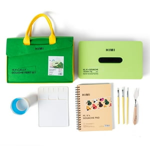 Himi Set Gouache 72 Colores 12G Con Maletín + 6 Accesorios