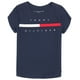 thumbnail image 1 of Camiseta Tommy Hilfiger para niñas, blazer azul marino, algodón 3T, manga corta, 1 of 1
