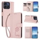 thumbnail image 2 of Funda Cartera Trébol para Motorola Moto G56 con Ranuras Tarjetas y Carga Inalámbrica Rosa, 2 of 6