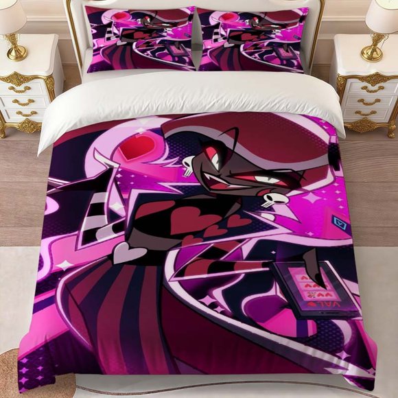 Hell Inn Velvette Pattern Bedding Set Duvet Cover and Pillowcases