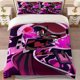 thumbnail image 1 of Hell Inn Velvette Pattern Bedding Set Duvet Cover and Pillowcases, 1 of 5
