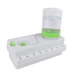 Bothyi - Limpiador De Pinceles De Pintura, Vaso De Enjuague, Enjuagador De Pinceles Para Bolígrafo De Dibujo, Pincel De Caligrafía, Blanco Y Verde