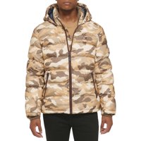 Chaqueta Tommy Hilfiger Para Hombre, Con Capucha, Caqui, Camuflaje Xl